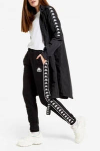 Kappa Women's Black Cuff Joggers Loose Fit Size Large New with tags - Picture 1 of 13