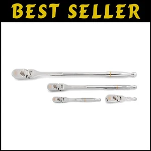 Set Cricchetti ad Alte Prestazioni - 4 Pezzi 120XP Maniglie Flessibili per Professionisti - Foto 1 di 4