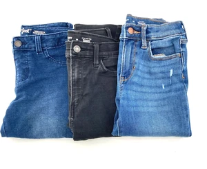 LOT OF 3 OLD NAVY Girls SZ 10 Jeans Rockstar Jegging Extra High Rise Cat & Jack - Picture 1 of 10
