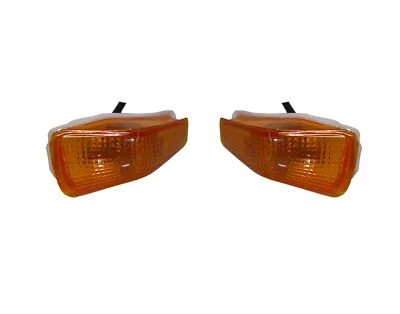 Turn Signals Pair Front Left & Right For Kawasaki ZX-10 Ninja ZX1000B 1988-1990 - Image 1 of 3