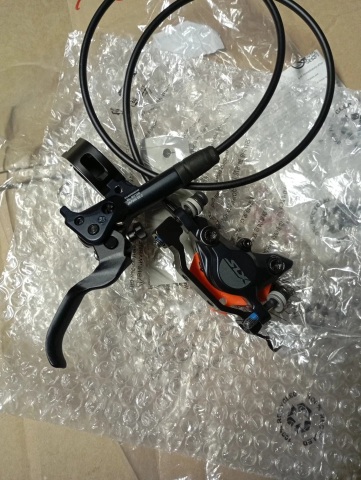 freno mtb anteriore nuovo shimano slx bl-m7100 tubo olio 85cm pronto all uso - Immagine 1 di 4