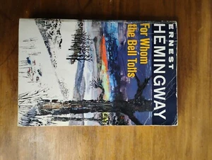 1968 FOR WHOM THE BELL TOLLS Paperback Book ERNEST HEMINGWAY Vintage - Imagen 1 de 7