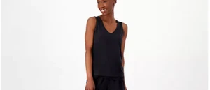Breezies Lounge Blissful Breeze Tank with Lace Trim Solid Black NEW size XL - Picture 1 of 1