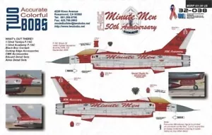 Calcomanías TB32038 Dos Bobs 1:32 Lockheed-Martin F-16C Colorado ANG 50ª LIQUIDACIÓN - Imagen 1 de 6