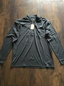 Fort Isle Long Sleeve Half-Zip Grey Pullover Mens Size XXL NWT - Picture 1 of 6