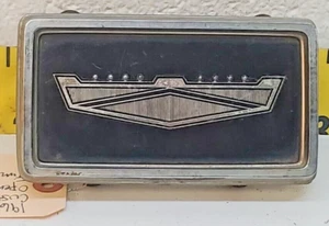 1964 Galaxie Custom 500 Fuel Door Opening Emblem Badge Trim C4AB62405A72A (891) - Picture 1 of 6
