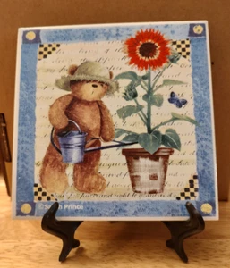 Ceramic Trivet Coaster Tile Bear - Picture 1 of 4
