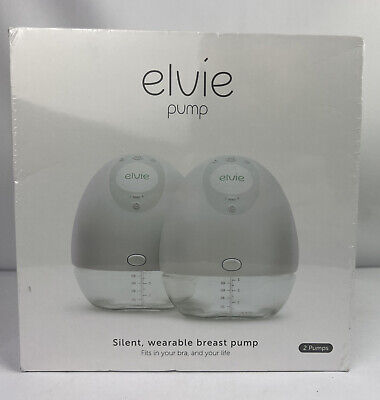 SEALED Elvie EP01 Double Electric Breast Pump Silent Wearable Hands Free • 312.66€