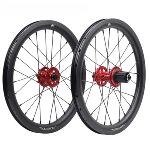 Kids Child Folding Bike Wheelset 16in 349 Depth 30mm Width 24mm 7-11 Speed - Picture 1 of 20