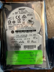HGST 1.8TB SAS 2.5" Server Hard Drive 10K RPM 12Gbps - Picture 1 of 1