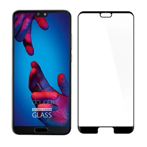 Pellicola vetro temperato 9H Huawei P20 HD protezione display 3D FullCover vetro temperato - Foto 1 di 6