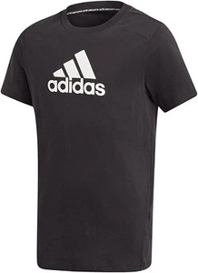 Adidas Boys T-Shirt Sport Shirt Size 116 Black - Picture 1 of 1