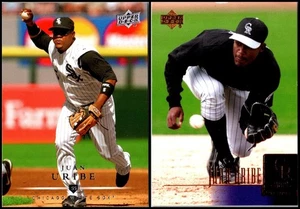 Upper Deck Juan Uribe (2) Card Lot - THE RAREST EDITION – FEW WILL EVER OWN T... - Picture 1 of 2