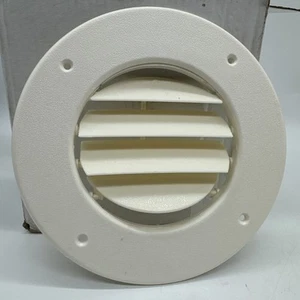 Set 5 CALVANA RV Camper Round AC HVAC Ceiling Vent Adjustable White New Open Box - Picture 1 of 10