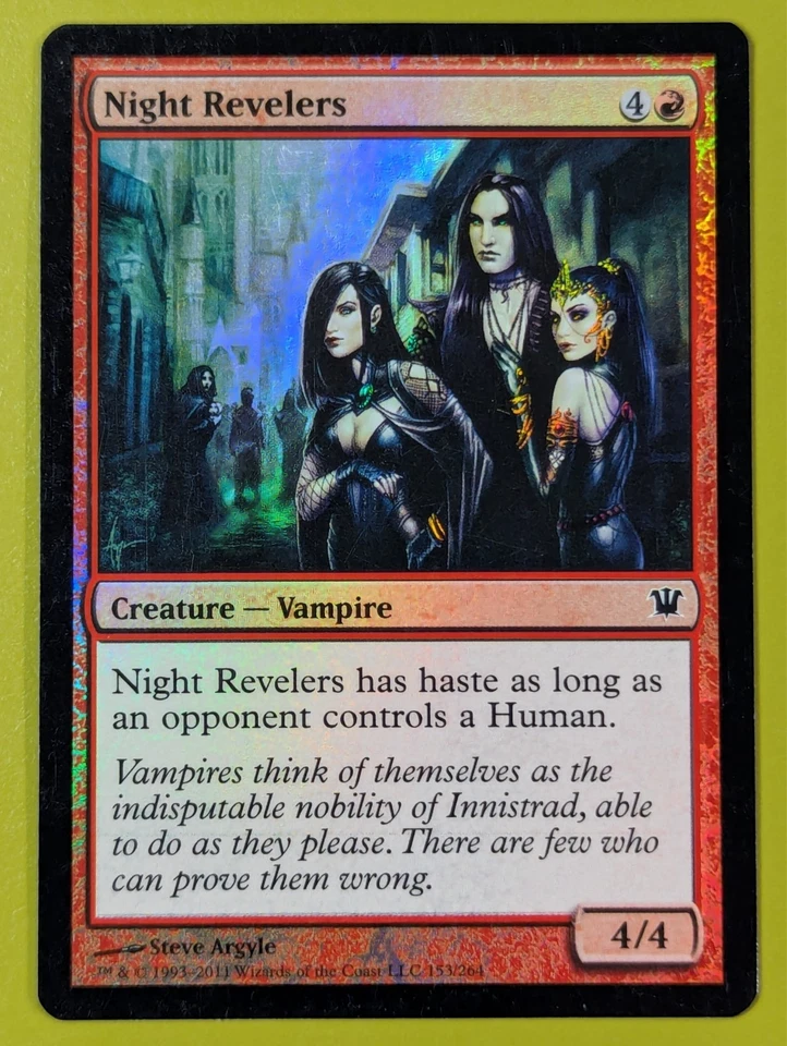 FOIL Night Revelers x1 Innistrad 1x Magic the Gathering MTG - Image 1 of 1