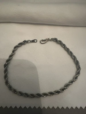 14k GP Rope Bracelet 7.5 Inches - Image 1 of 3