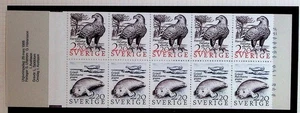 SWEDEN Sc 16798a NH BOOKLET OF 1988 - ANIMALS-BIRDS - Sc$9 - (WS25) - Picture 1 of 1