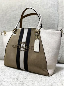 COACH coach stripe hand shoulder bag - Picture 1 of 12