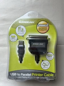 IOGEAR GUC1284B USB-AUF-PARALLEL-DRUCKERKABEL BRANDNEU FABRIKVERSIEGELT - Bild 1 von 4
