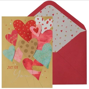 NIQUEA.D, Patterned Hearts Valentine's Day Card - Picture 1 of 4