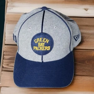 Green Bay Packers Hat Sideline On Field Flex Fit 1919 Gray Blue Small/Medium - Picture 1 of 7