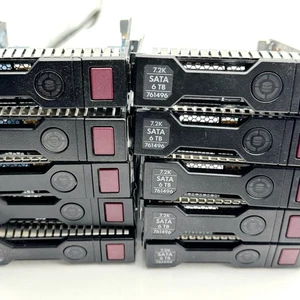 Lotto 10 vassoi originali HP 3.5 HDD Caddy DL380 DL360 G8/G9/G10 651314-001 651320-001 - Foto 1 di 6