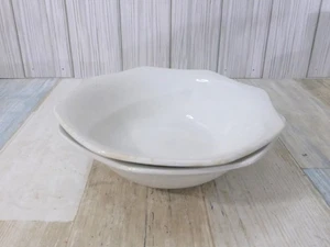 Royal Staffordshire Liberty Ironstone J & G Meakin White 6.5" Salad Bowls  2 Ea. - Picture 1 of 13