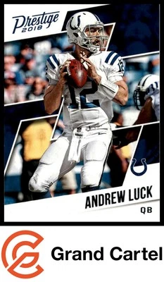 2018 Panini Prestige #162 Andrew Luck - Indianapolis Colts GRAND CARTEL - Image 1 of 2