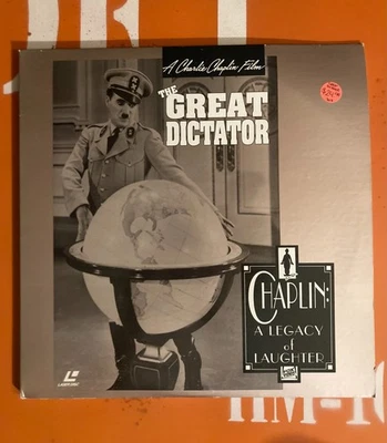 Charlie Chaplin The Great Dictator - Laserdisc Widescreen Gatefold - Bild 1 von 3