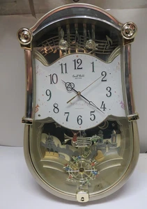 Reloj de Pared Rhythm Musical Pequeño Mundo 4MH774 Luces de Sonido Hora Música Leer - Imagen 1 de 9