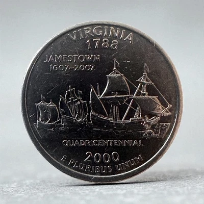 RARE 2000 Virginia Quarter (D) - Image 1 of 4