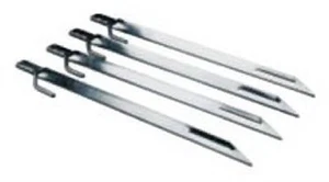 Coleman 2000016445 12 pulgadas Estaca de tienda de metal - Paquete de 4 - Imagen 1 de 1
