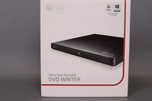 LG - 8x External USB 2.0 Double-Layer DVD±RW/±R/-RAM/CD-RW Drive - Black - Picture 1 of 4