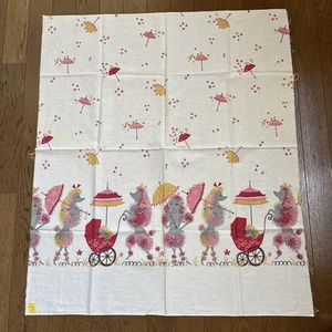 Vintage American Fabric Poodle - 90 x 75 cm, Handcraft - Picture 1 of 5