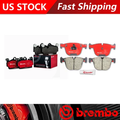 Pastillas de freno Brembo delanteras + traseras de cerámica - Premium OE para BMW 750i 2009-2015 Foto 1 de 4