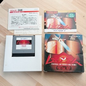 Red Alarm Virtual Boy Boxed with Manual Tested Working Nintendo 1995