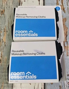 Reusable Makeup removing cloths Room Essentials 4 Pack, Brand New In Package - Picture 1 of 2