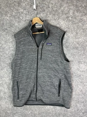 Patagonia Better Suéter Chaleco Para Hombres 2XL Gris Sin Mangas Exterior Cremallera Completa Vellón Foto 1 de 4