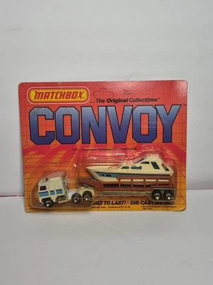 Vintage Matchbox 1983 Convoy CY14 Kenworth Powerlaunch Transporter Boat - Image 1 of 4