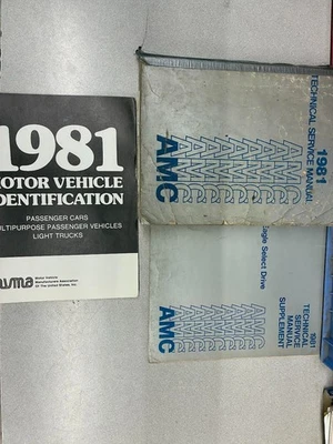 1981 AMC Spirit Concord Águila Servicio Tienda Reparación Manual Juego OEM - Imagen 1 de 3