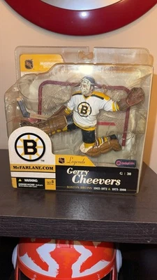 Figura variante CHASE de Gerry Cheevers Leyendas de la NHL Boston Bruins McFarlane Foto 1 de 4
