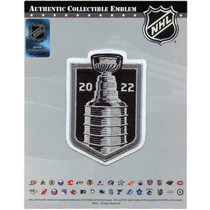 2022 NHL Stanley Cup Final Jersey Patch Colorado Avalanche Tampa Bay Lightning - Picture 1 of 3