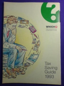 WHICH? TAX SAVING GUIDE 1993 - Picture 1 of 1
