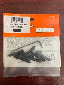 Robart 315 - Hinge Point Pocket 1/8 W/Allen Key - 6pcs  - New! - Photo 1 sur 1