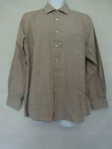 Van Heusen Flex Collar Regular Fit Button Up Shirt Checkered Size 17 34/35 - Picture 1 of 5
