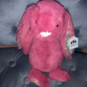 Jellycat Bashful ROSE BLOSSOM Bunny Medium Retired BNWT πΈπ°πΈπ° - Picture 1 of 3