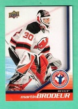 (1) MARTIN BRODEUR  2008 NATIONAL HOCKEY CARD DAY # HCD10 NM-MT CARD (G0700)