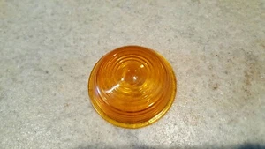 Vintage KD 3" Glass Amber Lens LS307 USA Classic Auto Truck 542 - Picture 1 of 7