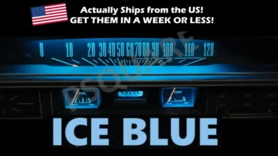 Gauge Cluster LED Dashboard Bulbs Ice Blue For 70-71 Ford Torino Ranchero  - Image 1 of 2
