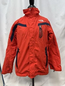 The North Face XL Boys 18-20 Hyvent Rain Wind Jacket Orange - Picture 1 of 8